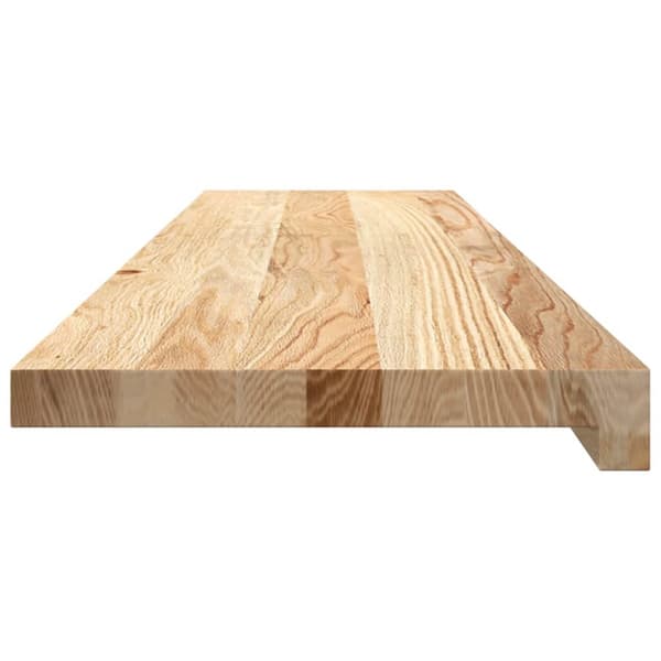 Trappstegsmattor 4 pcs obehandlad 100x30x2 cm massiv ek