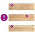 Miniatyrbild 6 av 10: Trappstegsmattor 4 pcs obehandlad 100x30x2 cm massiv ek