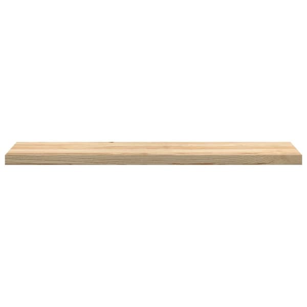 trappemåtter 8 stk ubehandlet 120x30x2 cm massivt egetræ