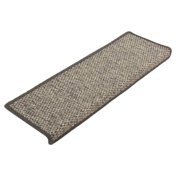 Itsekiinnittyvät porrasmatot 15 kpl 65x21x4 cm harmaa ja beige