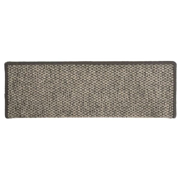 Itsekiinnittyvät porrasmatot 15 kpl 65x21x4 cm harmaa ja beige