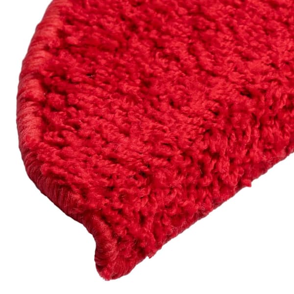 trappemåtter 10 stk. 56x17x3 cm rød