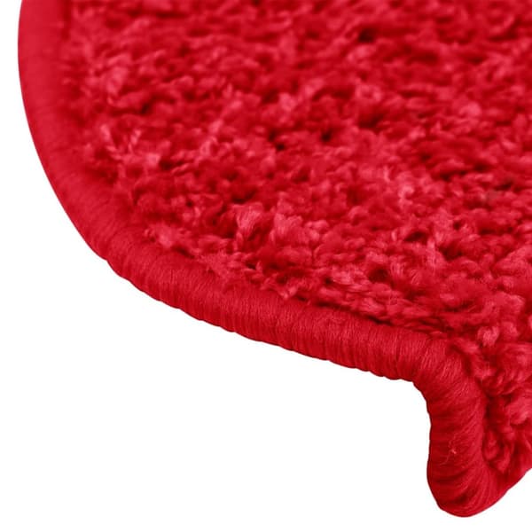 trappemåtter 10 stk. 65x21x4 cm rød