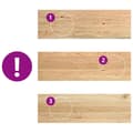 Miniatyrbild 6 av 10: Trappstegsmattor 4 pcs obehandlad 80x25x2 cm massiv ek
