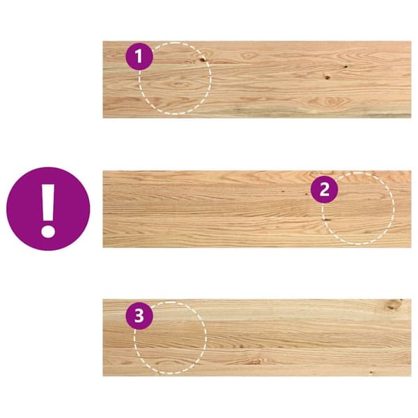 Trappstegsmattor 4 pcs obehandlad 100x25x2 cm massiv ek