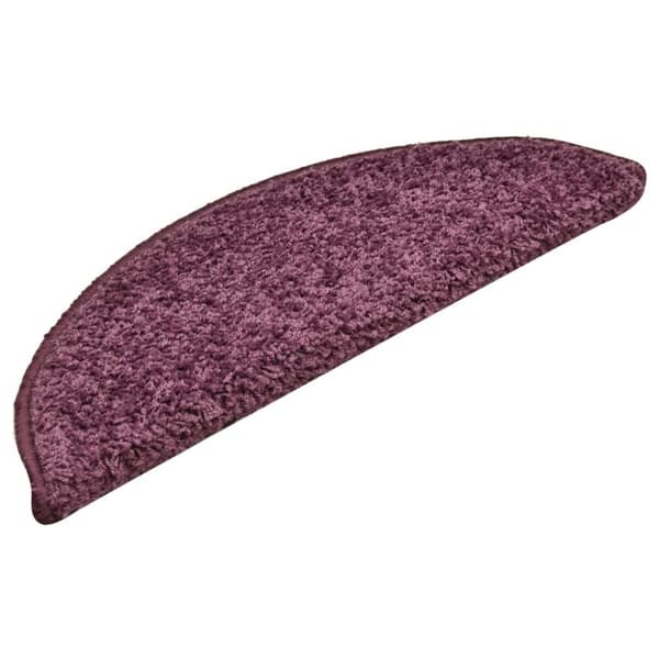 trappemåtter 15 stk. 56x17x3 cm mørklilla