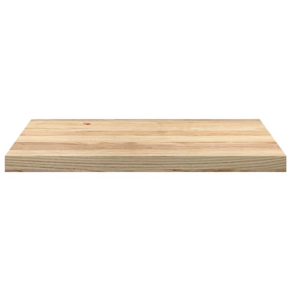 vidaXL Fönsterbänkar 2 st obehandlad 70x40x2 cm massiv ek