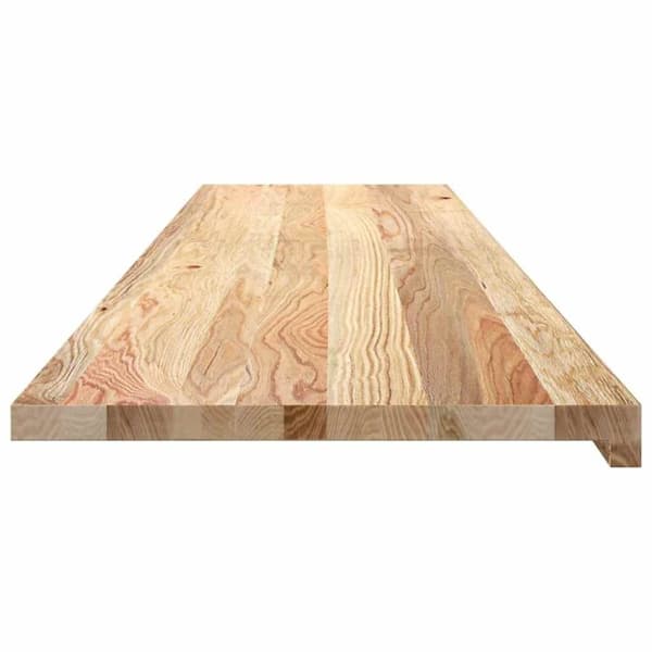 vidaXL Fönsterbänkar 2 st obehandlad 160x40x2 cm massiv ek