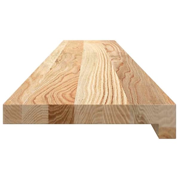 vidaXL Fönsterbänkar 2 st obehandlad 120x20x2 cm massiv ek