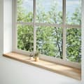 Miniatyrbillede 2 af 10: vidaXL vindueskarme 2 stk ubehandlet 160x30x2 cm massivt egetræ