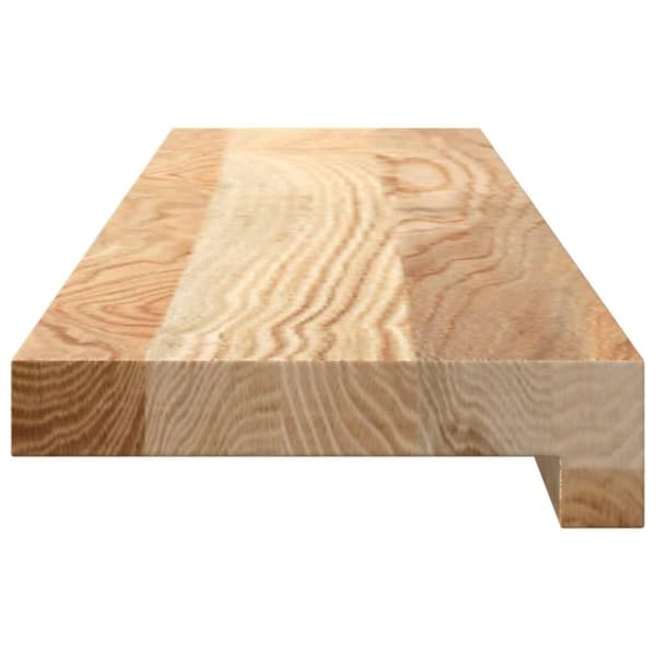 vidaXL Vinduskarmer 2 stk ubehandlet 80x15x2 cm heltre eik