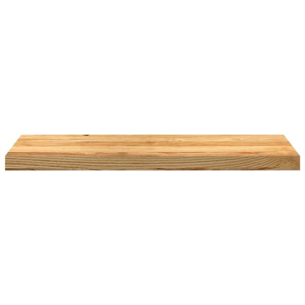 vidaXL ikkunalaudat 2 kpl vaaleanruskea 80x25x2 cm massiivipuutammea