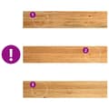 Miniatyrbilde 7 av 10: vidaXL Vinduskarmer 2 stk lysebrun 100x20x2 cm heltre eik