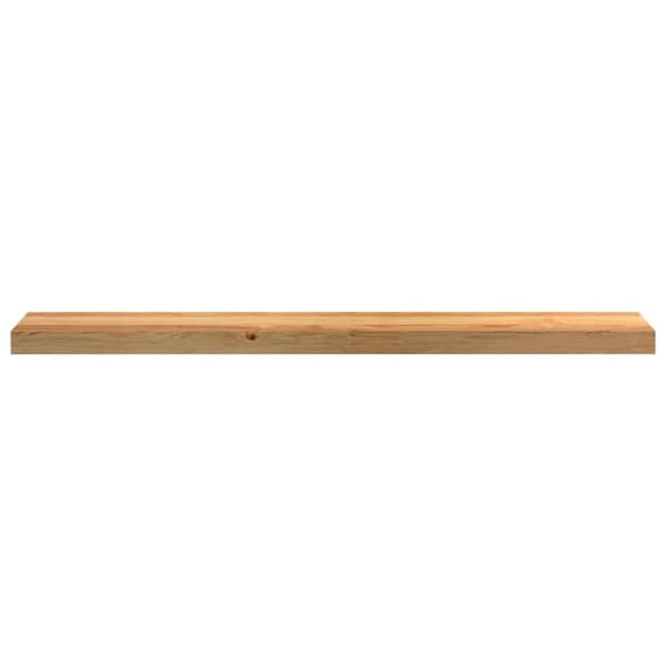 vidaXL ikkunalaudat 2 kpl vaaleanruskea 110x15x2 cm massiivipuutammea