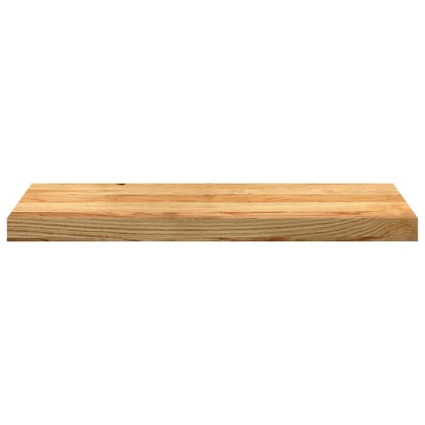 vidaXL ikkunalaudat 2 kpl vaaleanruskea 70x25x2 cm massiivipuutammea