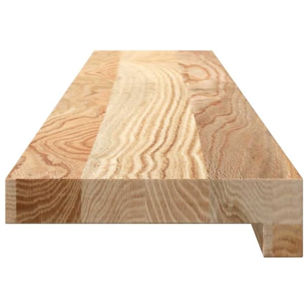 vidaXL Vinduskarmer 2 stk ubehandlet 100x15x2 cm heltre eik