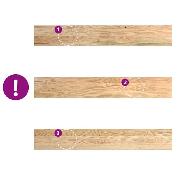 vidaXL Vinduskarmer 2 stk ubehandlet 100x15x2 cm heltre eik