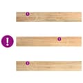 Miniatyrbilde 7 av 10: vidaXL Vinduskarmer 2 stk ubehandlet 100x15x2 cm heltre eik