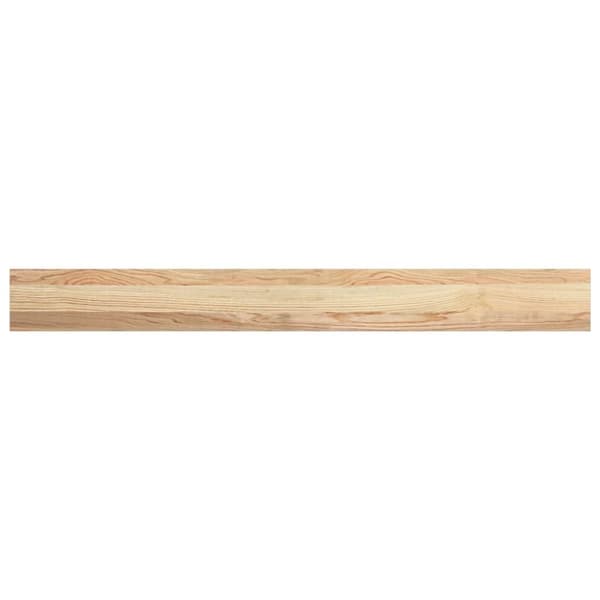 vidaXL vindueskarme 2 stk ubehandlet 140x15x2 cm massivt egetræ