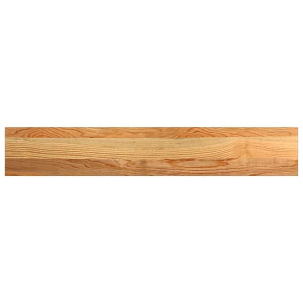 vidaXL Vinduskarmer 2 stk lysebrun 90x15x2 cm heltre eik