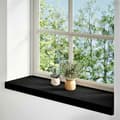 Miniatyrbilde 2 av 10: vidaXL Vinduskarmer 2 stk mørkebrun 80x30x2 cm heltre eik