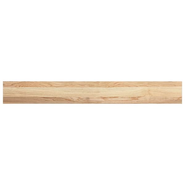 vidaXL vindueskarme 2 stk ubehandlet 120x15x2 cm massivt egetræ