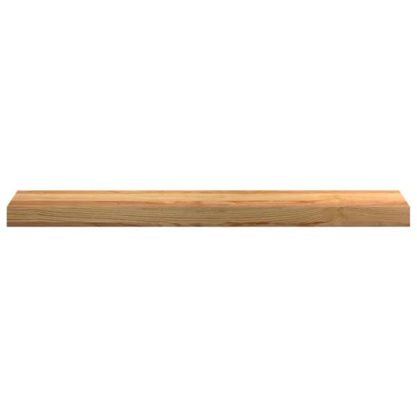 vidaXL vindueskarme 2 stk lysebrun 80x15x2 cm massivt egetræ