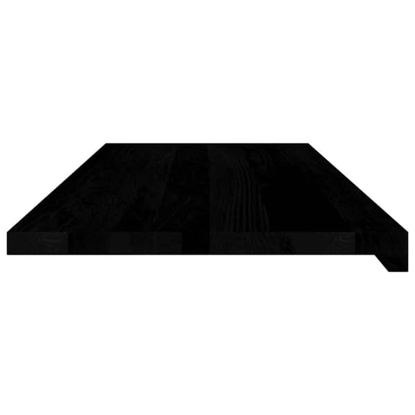 vidaXL Fönsterbänkar 2 st mörkbrun 100x40x2 cm massiv ek