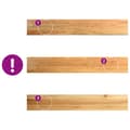 Miniatyrbilde 7 av 10: vidaXL Vinduskarmer 2 stk lysebrun 160x30x2 cm heltre eik
