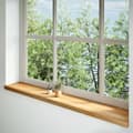 Miniatyrbilde 2 av 10: vidaXL Vinduskarmer 2 stk lysebrun 160x30x2 cm heltre eik