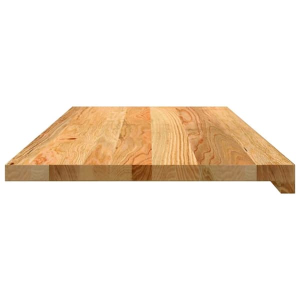 vidaXL Fönsterbänkar 2 st ljusbrun 90x40x2 cm massiv ek