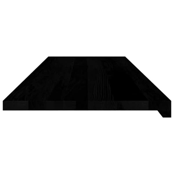 vidaXL Vinduskarmer 2 stk mørkebrun 120x40x2 cm heltre eik