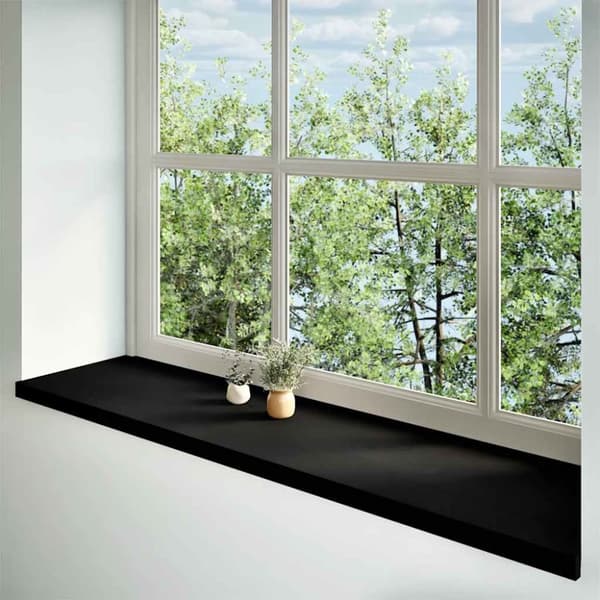 vidaXL ikkunalaudat 2 kpl tummanruskea 160x40x2 cm massiivipuutammea