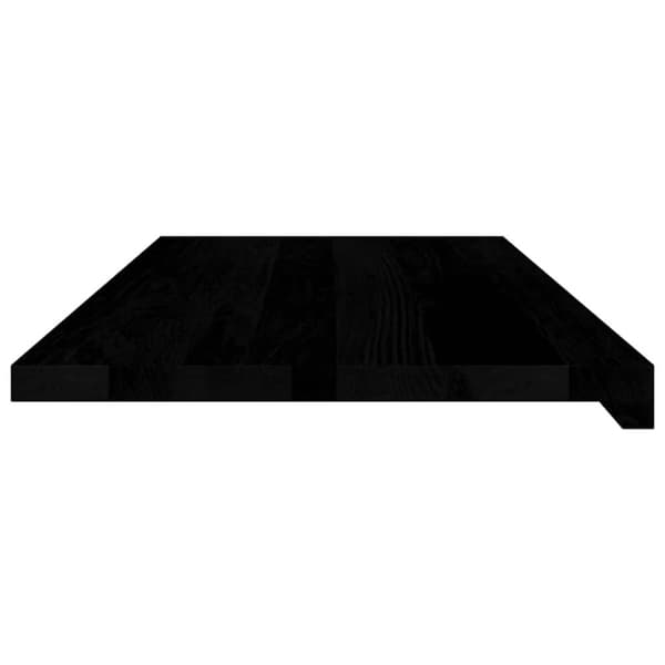 vidaXL Vinduskarmer 2 stk mørkebrun 90x40x2 cm heltre eik