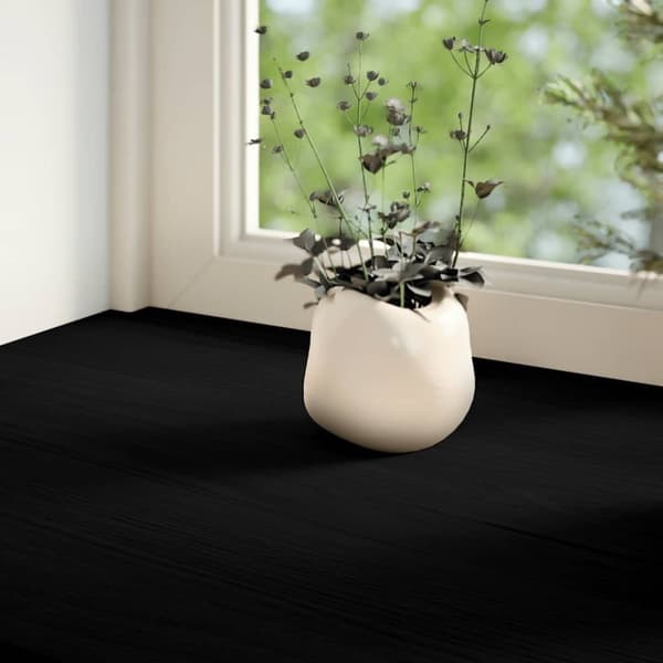 vidaXL Fönsterbänkar 2 st mörkbrun 100x20x2 cm massiv ek
