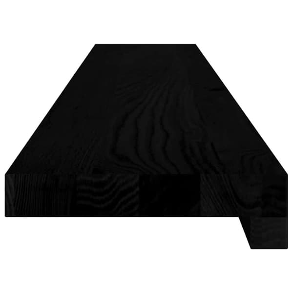 vidaXL Fönsterbänkar 2 st mörkbrun 110x15x2 cm massiv ek