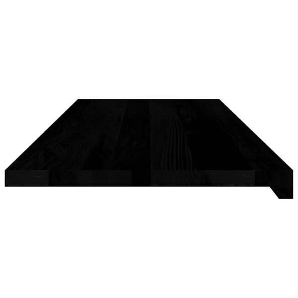 vidaXL Fönsterbänkar 2 st mörkbrun 110x40x2 cm massiv ek