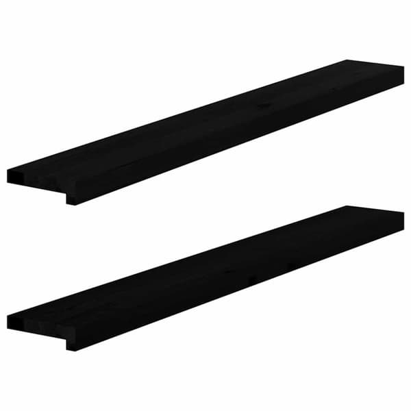 vidaXL ikkunalaudat 2 kpl tummanruskea 120x15x2 cm massiivipuutammea