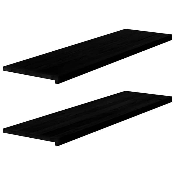vidaXL ikkunalaudat 2 kpl tummanruskea 140x40x2 cm massiivipuutammea