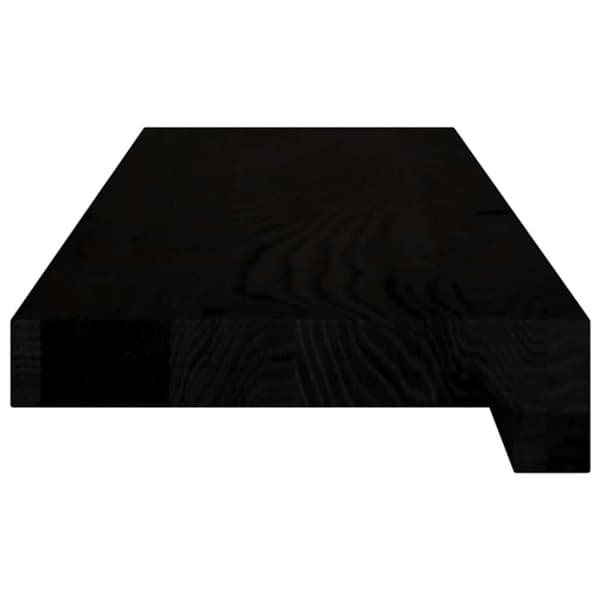 vidaXL vindueskarme 2 stk mørkebrun 70x15x2 cm massivt egetræ