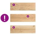 Pikkukuva 8 / 11: vidaXL Askelmat 8 kpl käsittelemätön 80x30x2 cm täysi tammi