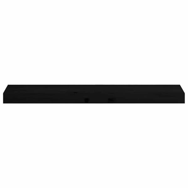vidaXL Fönsterbänkar 2 st mörkbrun 70x15x2 cm massiv ek