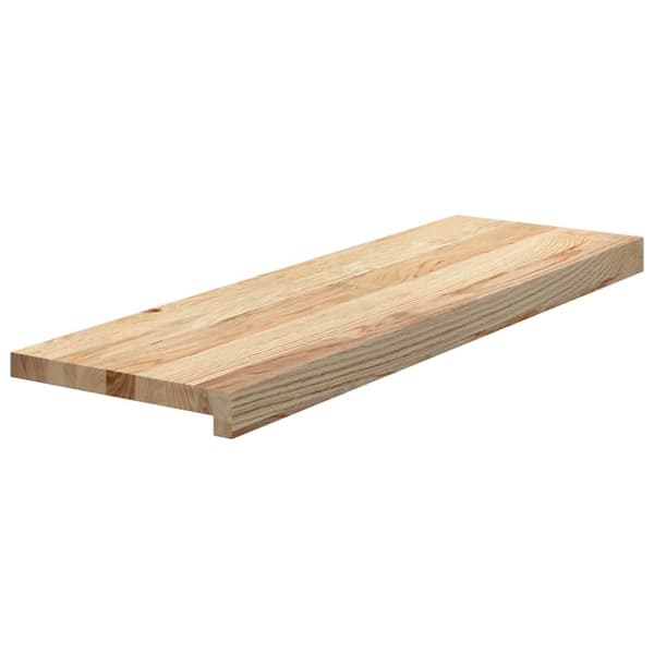 vidaXL Trappstegsmattor 12 pcs obehandlad 80x30x2 cm massiv ek