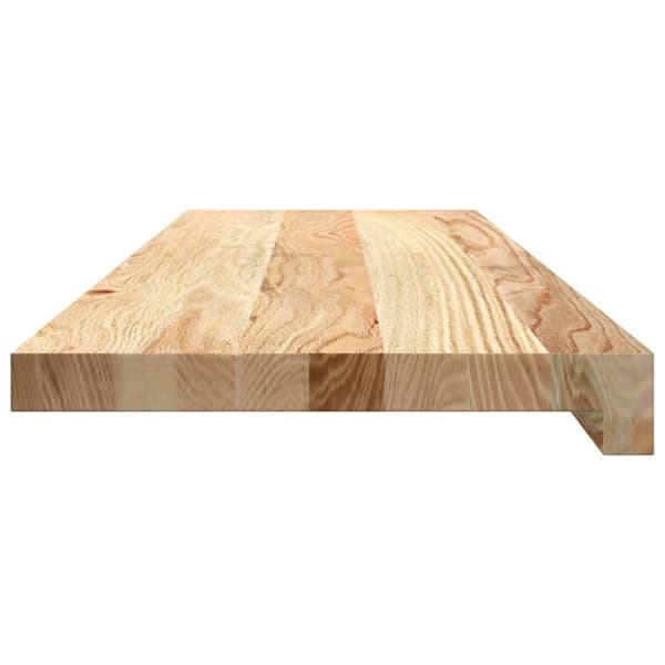 vidaXL Trappstegsmattor 12 pcs obehandlad 80x30x2 cm massiv ek