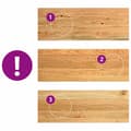 Miniatyrbilde 7 av 11: vidaXL Trappetrinn 16 stk lysebrun 70x25x2 cm heltre eik