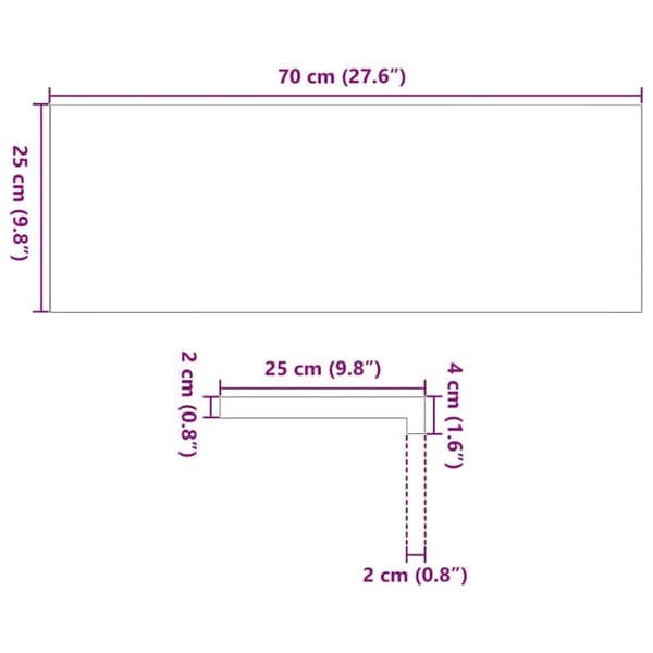 vidaXL Trappetrinn 16 stk lysebrun 70x25x2 cm heltre eik