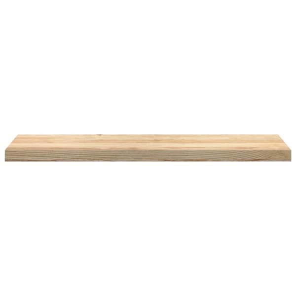 vidaXL trappemåtter 4 stk ubehandlet 100x30x2 cm massivt egetræ