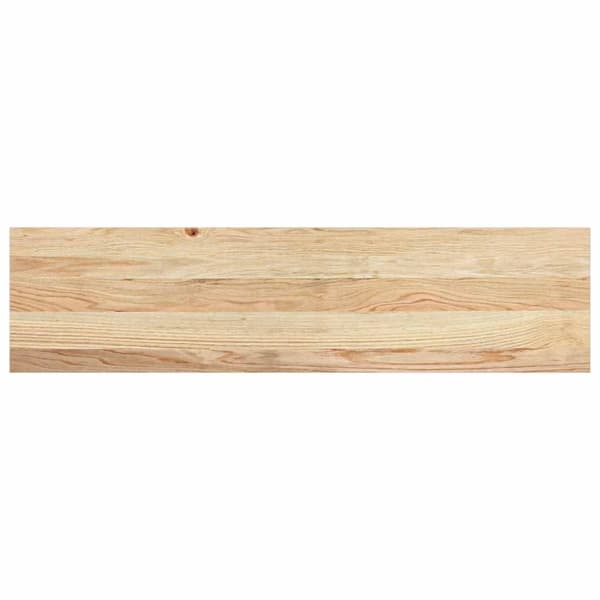 vidaXL trappemåtter 4 stk ubehandlet 100x30x2 cm massivt egetræ