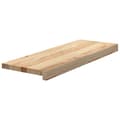 Miniatyrbild 4 av 11: vidaXL Trappstegsmattor 2 pcs obehandlad 70x30x2 cm massiv ek