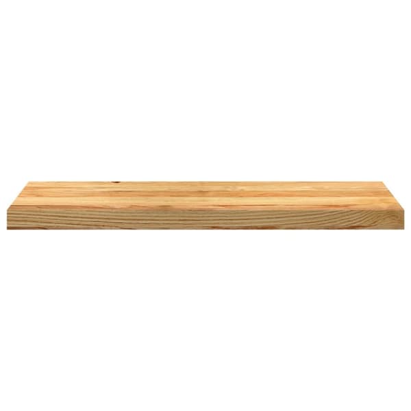 vidaXL trappemåtter 20 stk lysebrun 80x25x2 cm massivt egetræ